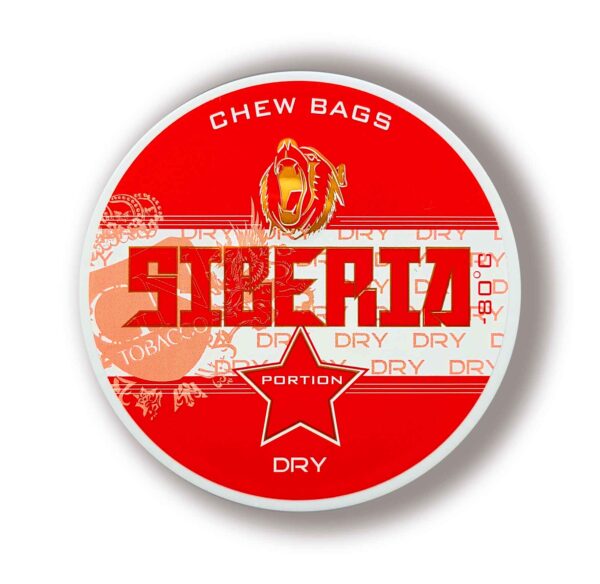 SIBERIA EXTREMELY STRONG Red Slim (Швеция, перепак) Вкус - мята